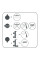 Set pentru dus Rubineta Olo (GD) + Ultra-10 (SW) (DV3/4) (Graphite)