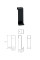 Cuier baie Bemeta Dark 1101106150