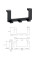 Cuier baie Bemeta Dark 101106220