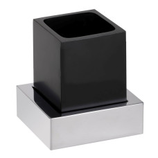 Pahar pentru periuțe de dinți Bemeta Gamma Black 145411012