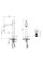 Baterie lavoar FDesign Meandro FD1-MDR-2L-11 Crom