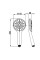 Лейка для ручного душа FDesign Inula FD8-109-33 White