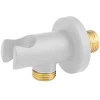 Подключение для душевого шланга с держателем FDesign FD8-602-33 White