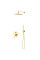 Душевая колонна FDesign Flusso FD1-FLS-7PSET1-55 Gold