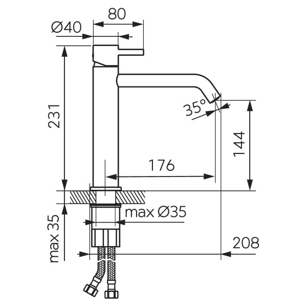 Baterie lavoar Ferro Ciriculus BCK2ML