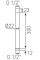 Brat de dus L-300 Ferro RNS30