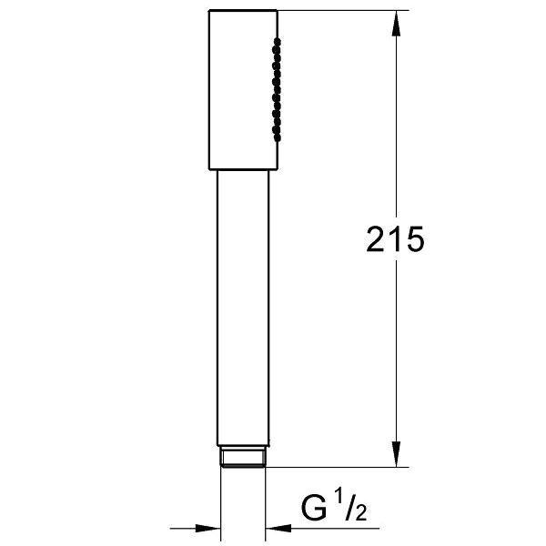 Dus de mana Grohe Rainshower Aqua 26866DC0