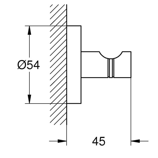 Cuier baie Grohe Essentials 40364DL1