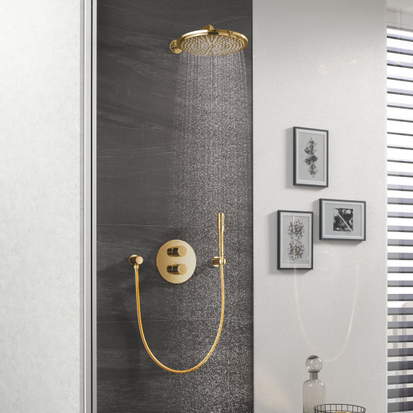 Palarie de dus cu brat Grohe Rainshower D310 Cosmopolitan 26066GL0