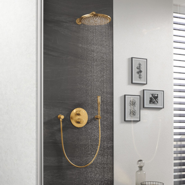 Palarie de dus cu brat Grohe Rainshower D310 Cosmopolitan 26066GN0