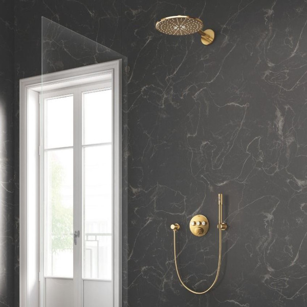 Palarie de dus cu brat Grohe Rainshower D310 SmartActive 26475GL0