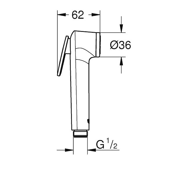 Dus igienic Grohe Tempesta F-Trigger 27512001