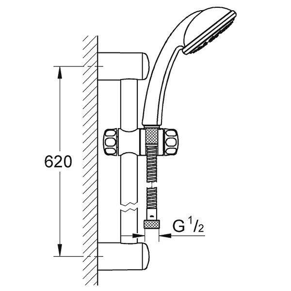Set de dus Grohe Tempesta Duo 28591000