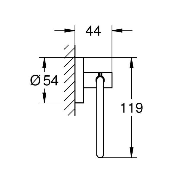 Suport hartie igienica Grohe Essentials 40689DA1