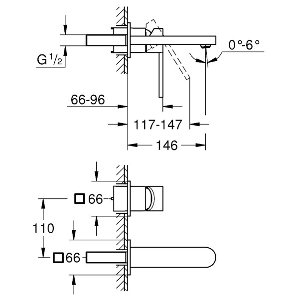 Baterie lavoar Grohe Plus 29303003