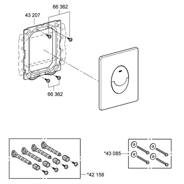Clapeta WC Grohe Skate Air 38505000