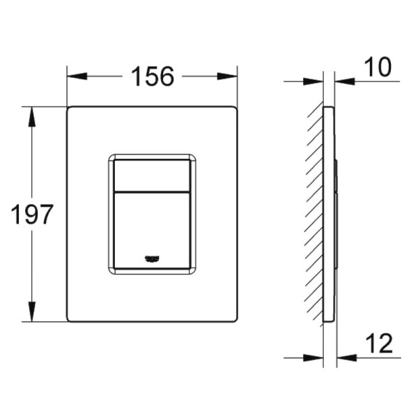 Clapeta WC Grohe Skate Cosmopolitan 38732AL0