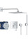 Комплект душевой Grohe Eurocube Tempesta 25238000