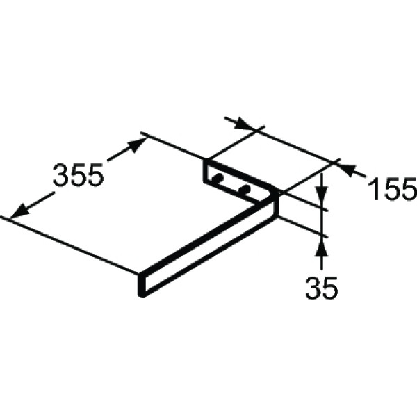 Portprosop bara Ideal Standard Adapto Bordo U8426AA