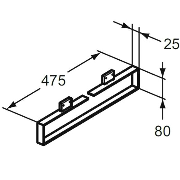 Portprosop bara Ideal Standard Adapto Cubo U8615AA