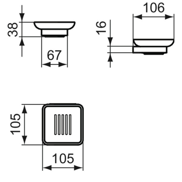 Sapuniera Ideal Standard Atelier Conca T4508AA