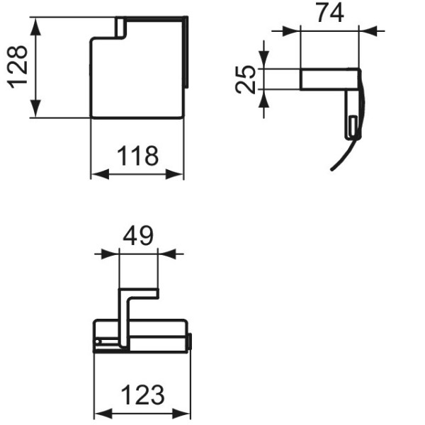 Suport hartie igienica Ideal Standard Atelier Conca T4496AA