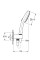 Set de dus Grohe Tempesta Cube