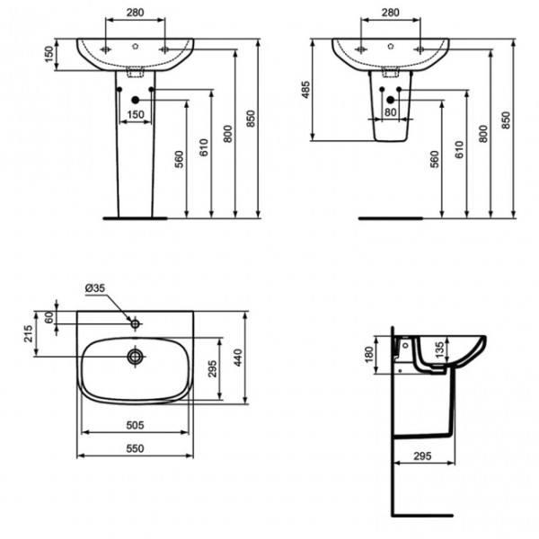 Lavoar Ideal Standard I.Life T470601