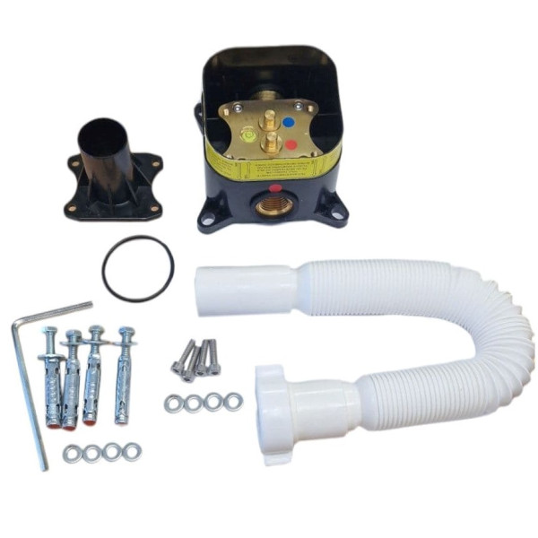 Corp incastrat pentru baterie cada cu montaj in pardoseala Newform N-Box 27819.00.000