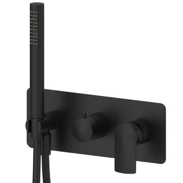 Baterie pentru dus Newform Delta-0 72269E.01.093 Black Matt