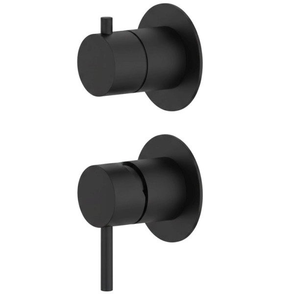 Baterie pentru dus Newform Blink 67695E.01.093 Black Matt