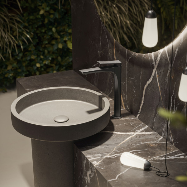 Baterie lavoar Newform Delta-0 72214.01.093 Black Matt 