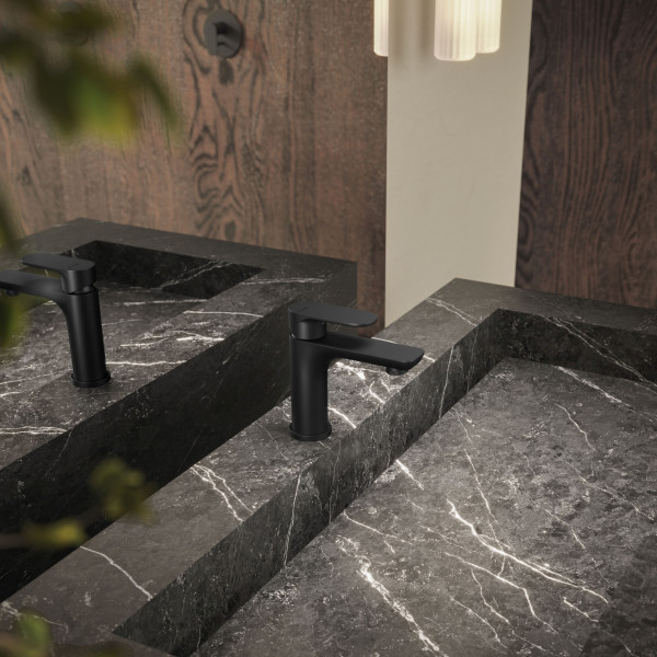 Baterie lavoar Newform Extro 69311.01.093 Black Matt