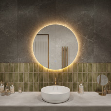 Зеркало с подсветкой LED Safira Round 70
