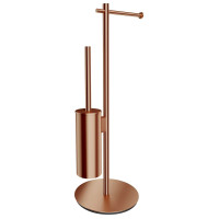 Suport stativ pentru hartie igienica si perie de toaleta Omnires MP60810CPB