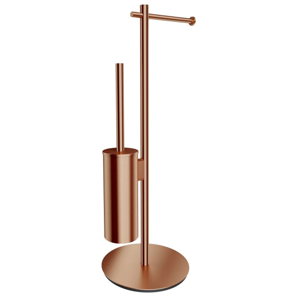 Suport stativ pentru hartie igienica si perie de toaleta Omnires MP60810CPB