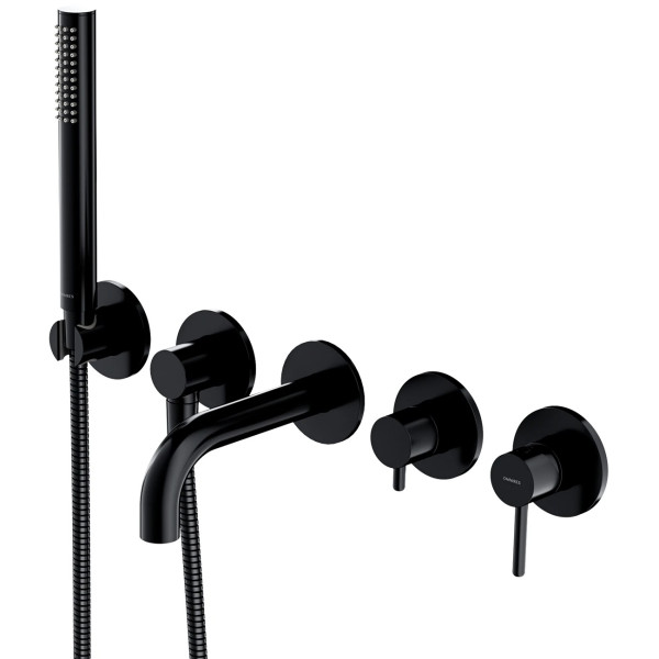 Смеситель для ванны и душа Omnires Y Y1237-1SBL