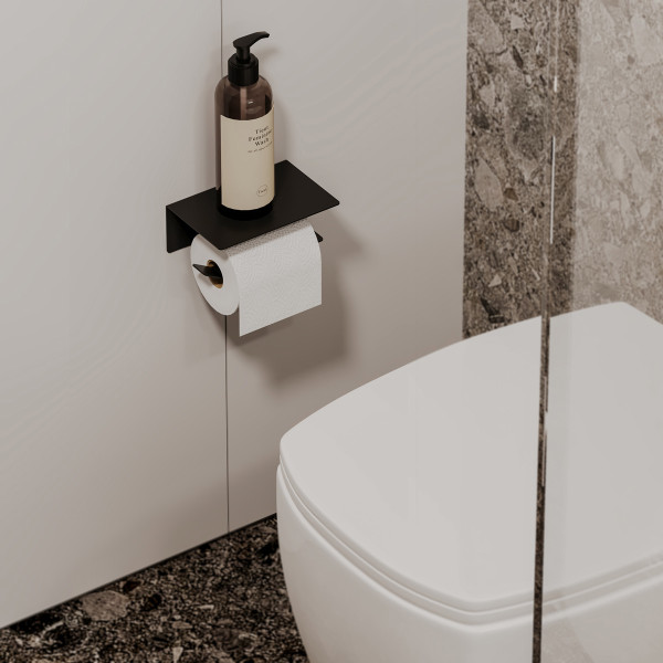 Держатель туалетной бумаги Ovirro WC Line Black