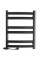 Calorifer baie portprosop electric Laris Atlant CK6 500x700 Black L