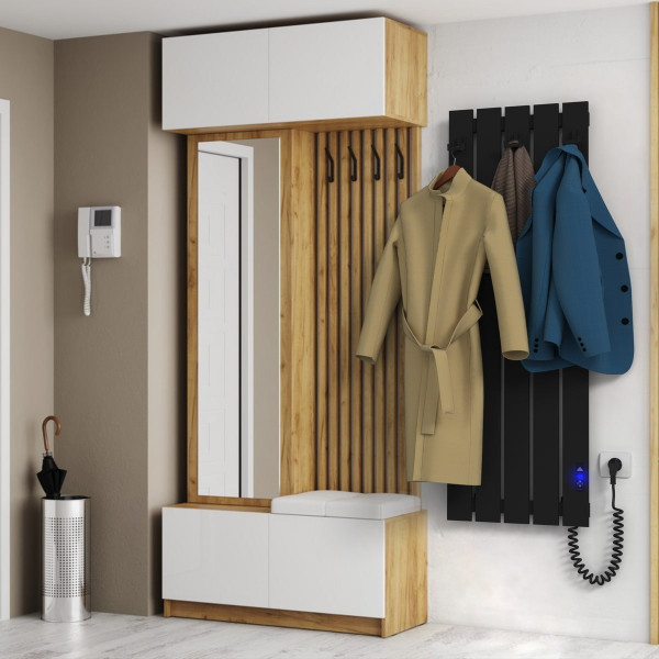 Полотенцесушитель электрический Laris Boston CK5 398х1200 Black R