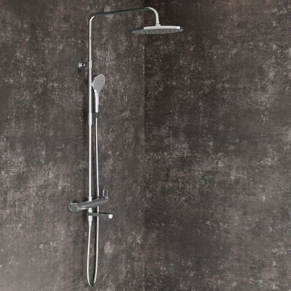 Set pentru cada si dus Ravak DS X07P642 Chrome