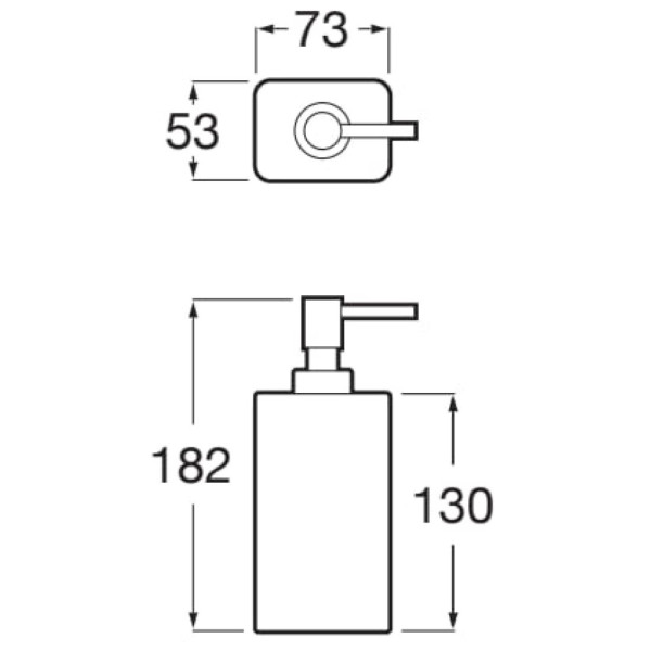 Dozator sapun lichid Roca Ona A817673C60