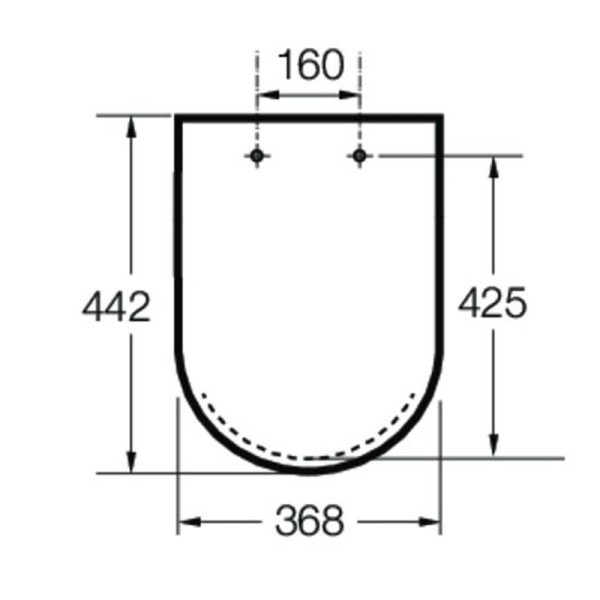 Capac WC Roca Inspira Round Soft Close A80152265B