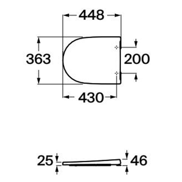Capac WC Roca Ona Soft Close A801E12001