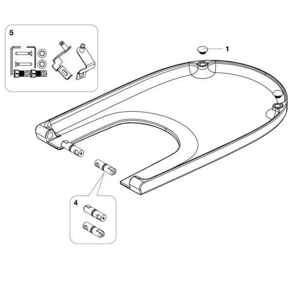 Capac bideu Roca Meridian Soft Close A8062AC00B
