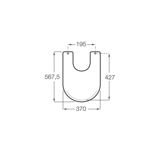 Capac bideu Roca Carmen Soft Close A806B5000B