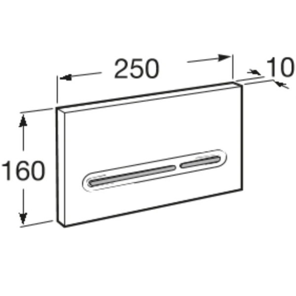 Clapeta WC Roca PL5 A890099001