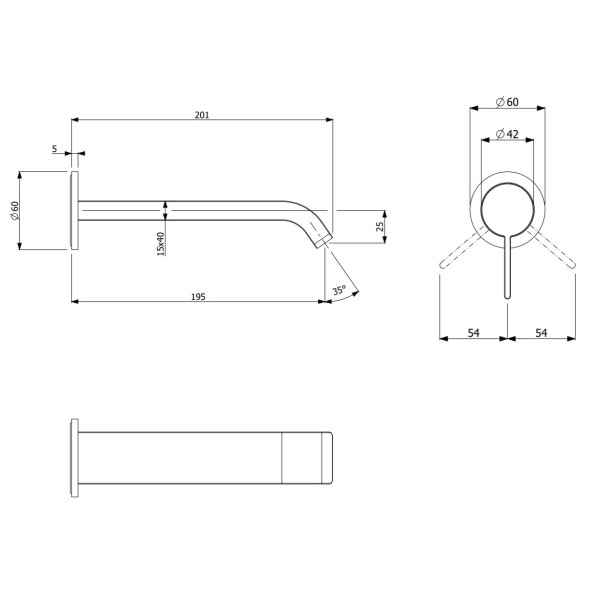 Baterie lavoar Villeroy & Boch Dawn Chrome