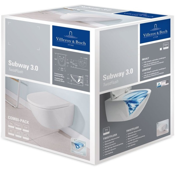 Vas WC Villeroy & Boch Subway 3.0 Soft-Close