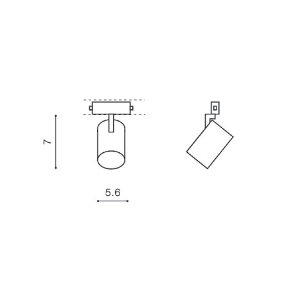 Светильник Azzardo Beta Gary 230V track Magnetic GU10 AZ5207